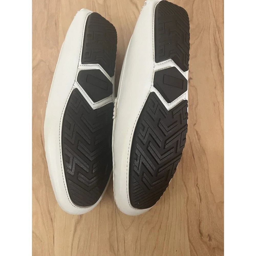 Terroni Italian Design White Mens loafers. Size 11. In Excellent Shape. No Box.
